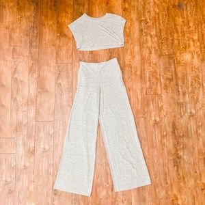 2 Piece Heather Gray set